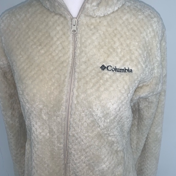 Columbia fleece cream zip up - Picture 6 of 6